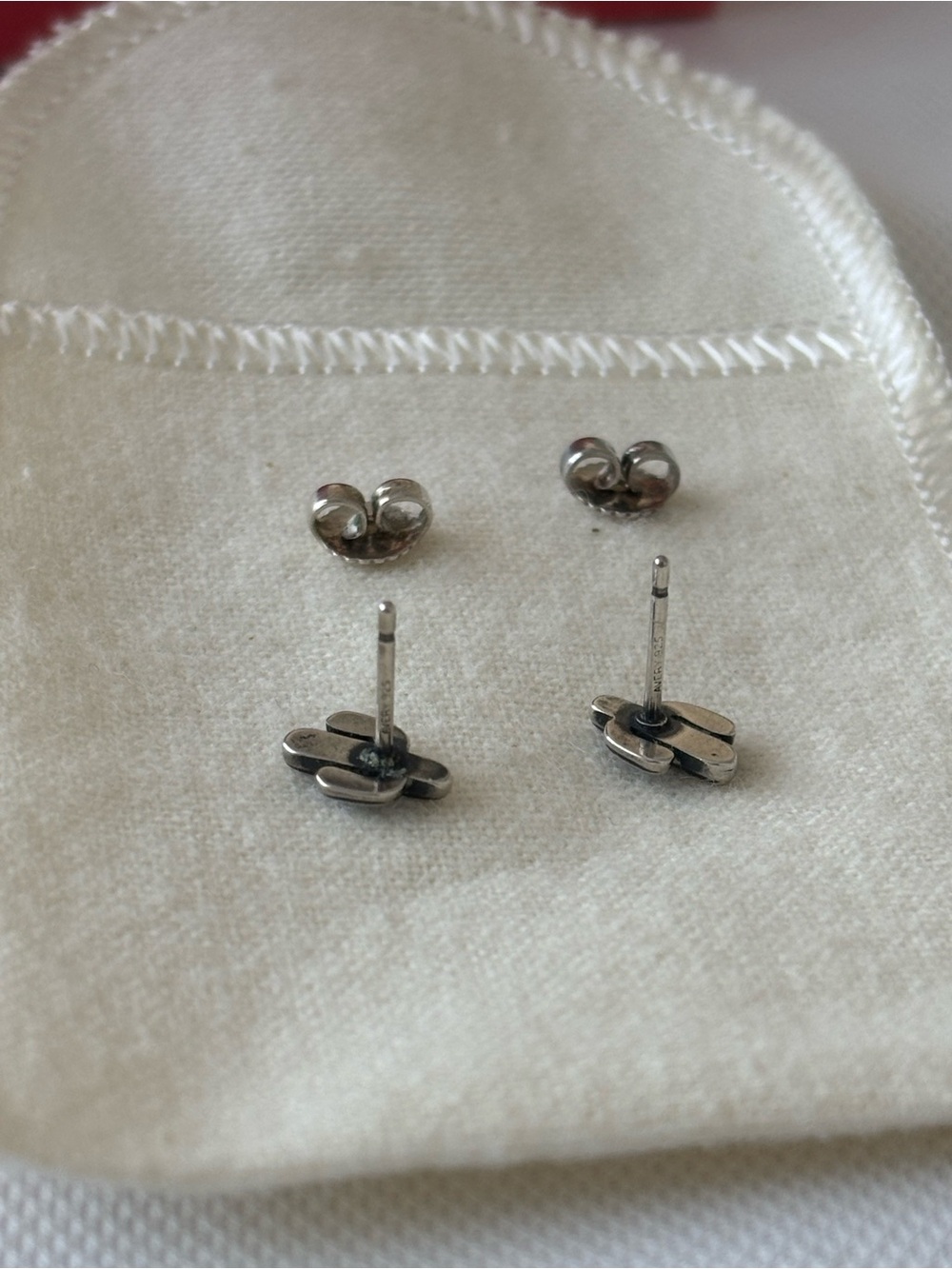 RETIRED James Avery Sterling Silver Cactus Set - Ring, Post Earrings, & Charm - Picture 5 of 7